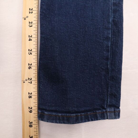 The Perfect Jean NYC Slim Fit Men's Fits 29Wx29.5L Dark Blue Stretch Denim Jeans - Picture 8 of 9